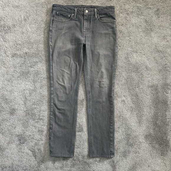 Levi’s 511 Slim Fit Jeans Mens 33x32 (fit 33x30) Gray Stretch Denim Casual - Picture 4 of 10